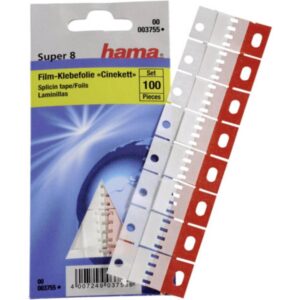 HAMA Cinekett S 8mm Film Splicing Tape 100 Pieces