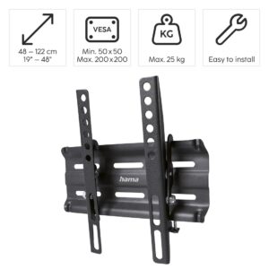 HAMA Rigid TV Wall Bracket 122cm up to 25kg