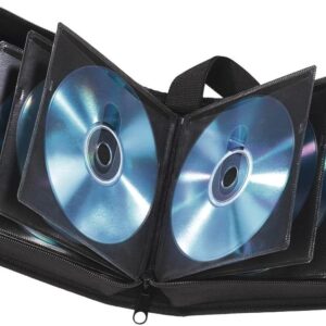 Hama CD/DVD/Blu-ray Wallet 160 Disc Capacity Black