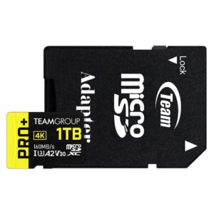 TEAM PRO+ A2 1TB MicroSDXC Memory Card