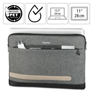 HAMA Terra Laptop Sleeve 13.3 Inch Grey
