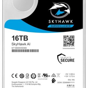 Seagate Exos X16 16TB 3.5" SATA III Enterprise Hard Drive 512MB Cache