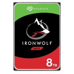 Seagate IronWolf 8TB NAS Hard Drive 3.5" SATA 5400RPM 256MB Cache